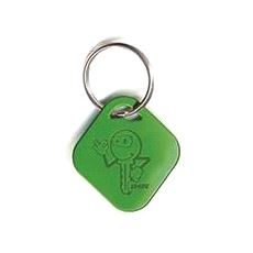 Nøkkelring Alu. Grønn